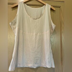 SPANX tank top scoopneck Shapeware ivory cream / Xlarge